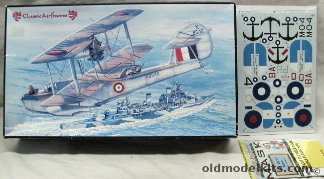 Classic Airframes 1/48 Supermarine Walrus with Extra Decals and Eduard Mask - FAA 700 Sq Aboukir / USA markings HMS Cumberland Operation Torch / (aftermarket) - Argentina Navy / HMS Victorious / 277 Sq Normandy Invasion and 1700 NAS HMS Ameer 1945, 451 plastic model kit
